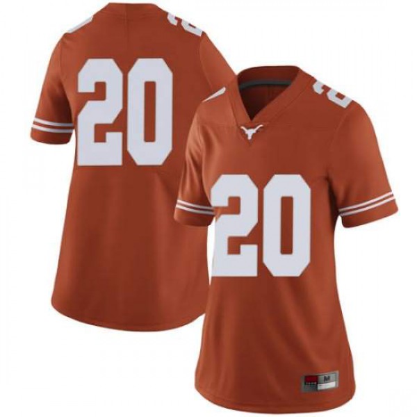 Women's Texas Longhorns #20 Jericho Sims Limited Official Jersey Orange
